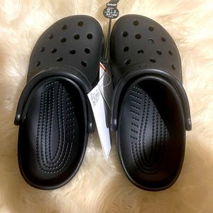BNWT Black Crocs